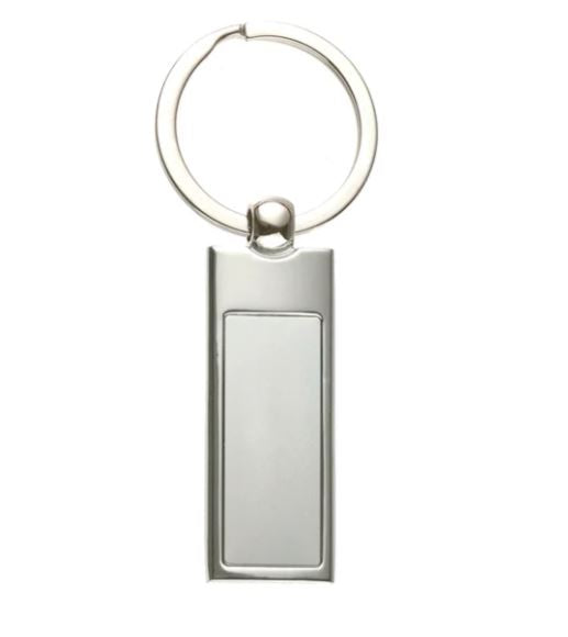 2-Tone Metal Fob & Key Ring (Minimum Order Quantity: 72)