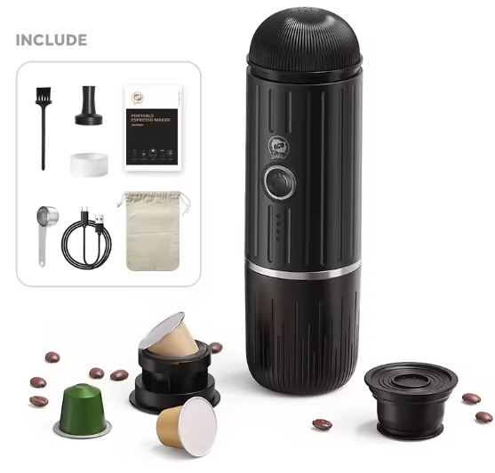 Portable Self-Heating Espresso Maker