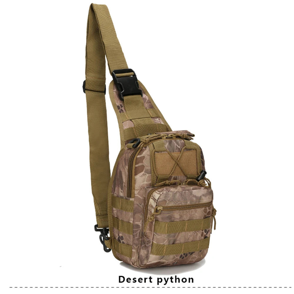 Men's Tactical Chest Bag Hiking Trekking Sports Climbing Backpack Camping Hunting Daypack Fishing Outdoor Military Shoulder Bags