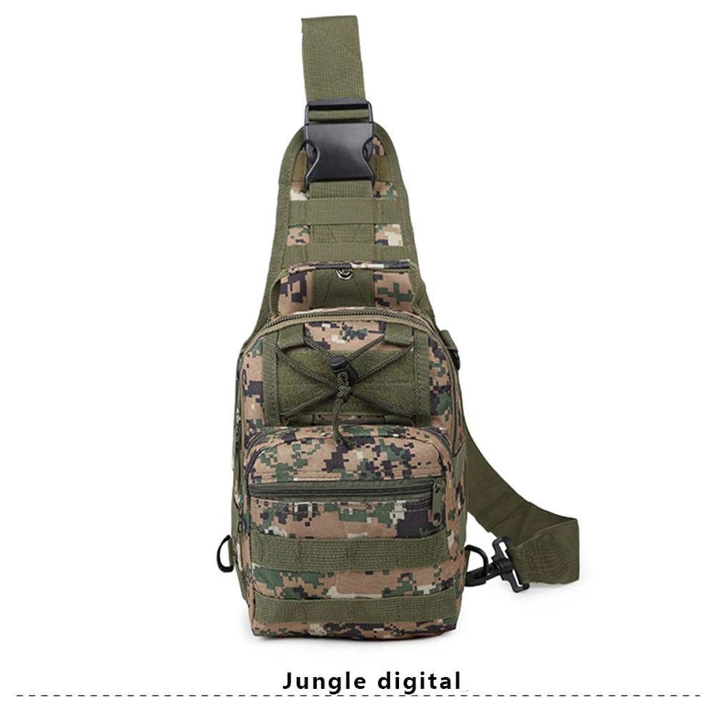 Men's Tactical Chest Bag Hiking Trekking Sports Climbing Backpack Camping Hunting Daypack Fishing Outdoor Military Shoulder Bags