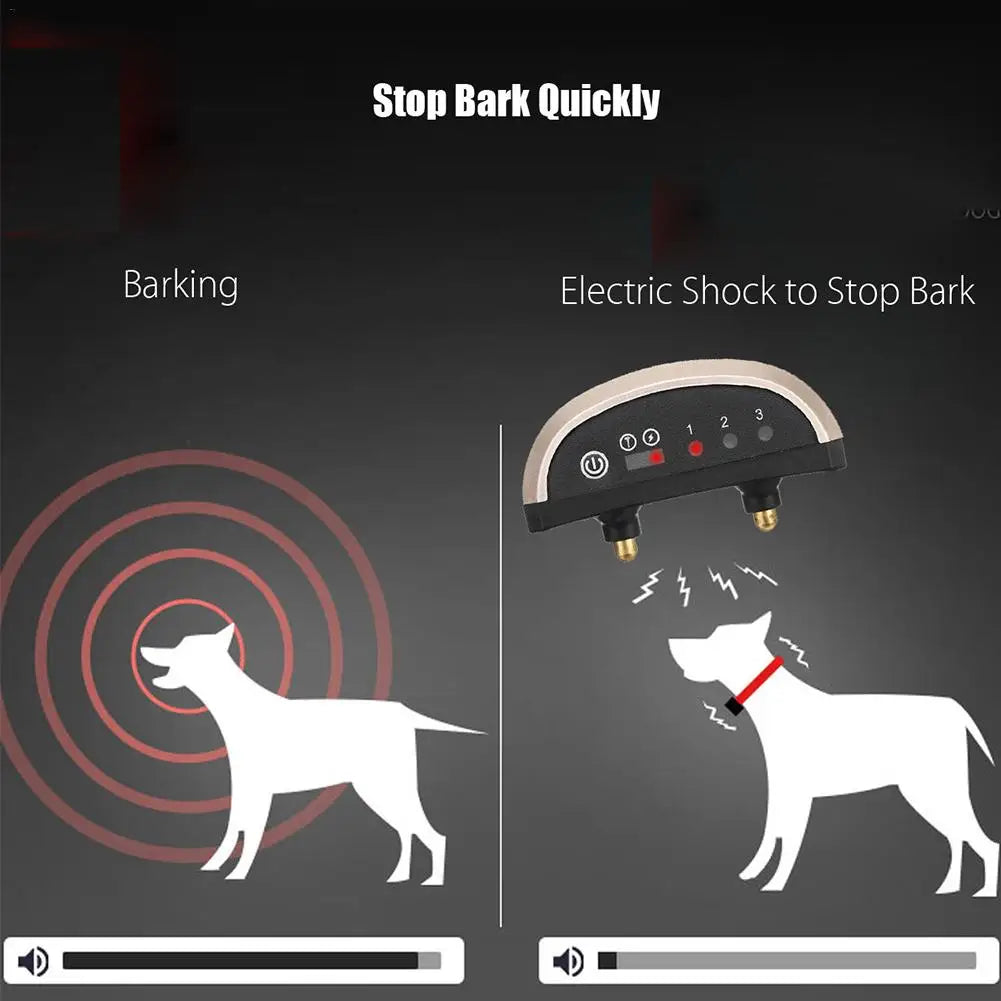 Smart Dog Anti Bark Collar Ultrasonic Waterproof Auto Anti Humane Bark Collar Stop Dog Barking Rechargeable Shock/Safe Gps track