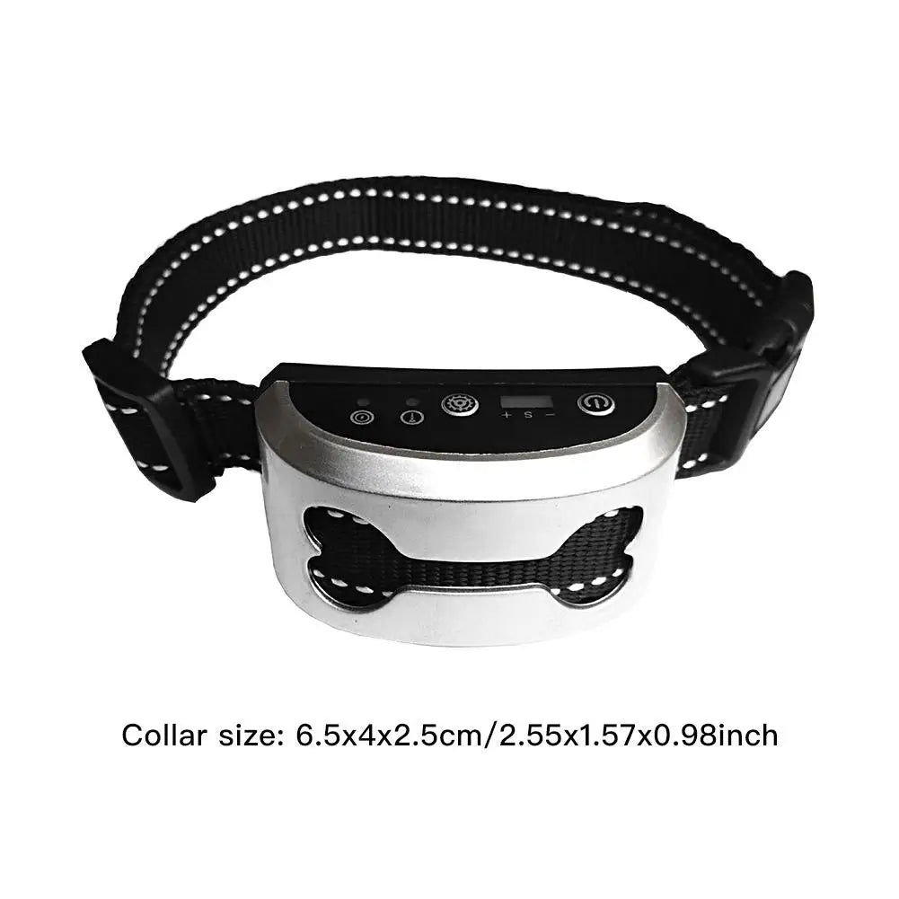 Smart Dog Anti Bark Collar Ultrasonic Waterproof Auto Anti Humane Bark Collar Stop Dog Barking Rechargeable Shock/Safe Gps track