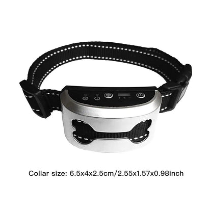 Smart Dog Anti Bark Collar Ultrasonic Waterproof Auto Anti Humane Bark Collar Stop Dog Barking Rechargeable Shock/Safe Gps track