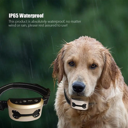 Smart Dog Anti Bark Collar Ultrasonic Waterproof Auto Anti Humane Bark Collar Stop Dog Barking Rechargeable Shock/Safe Gps track