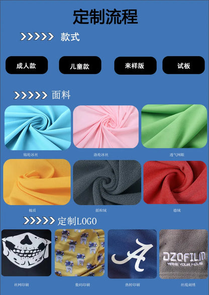 Fleece Neck Gaiter Visibility Reflective Safety Neck Warmer Balaclava Bandana Winter Warm Scarf for Women Men