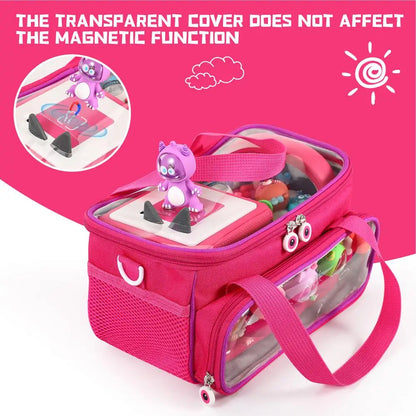 Carrying Bag For Toniebox Starter Portable Organizer Bag With Shoulder Strap And Handle Bar Collectibles Bags