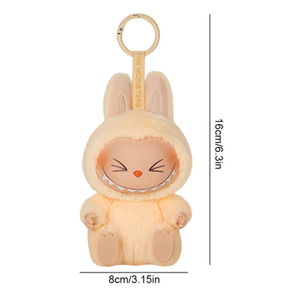 In Stock Hot Anime Figure Labubu Have A Seat Series PVC Pendant Doll Model Toy Kawaii Monster Replica Keychain Toy Birthday Gift