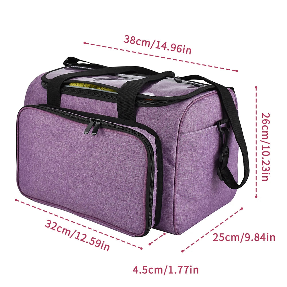 Wool Yarn Storage Bag Yarn Knitting Tools Organizer Case Lightweight Knitting Crochet Organizer Large Capacity Travel Yarn Bags