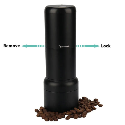 Aluminum alloy Portable Travel Manual Coffee Grinder Handheld Wireless USB Automatic Electric Coffee Grinder Mill