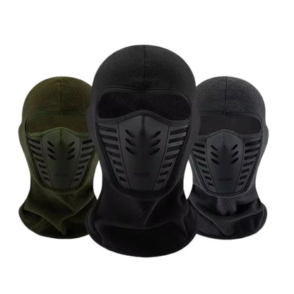 Motorcycle Mask Fleece Thermal Neck Full Face Mask Keep Warm Riding Balaclava Biker Ski Winter Windproof Dustproof Face Shield