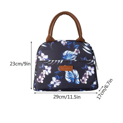 Insulated Lunch Bag Large-capacity Cooler Lunch Box For Office Work School Picnic Reusable Tote Lunch Bag Organizer For Women