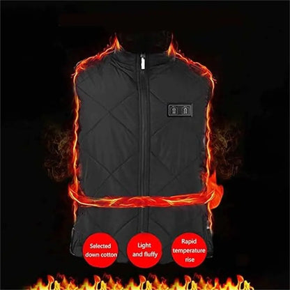 Heated Vest for Boys Girls 13 Heating Zones Heated Body Warmer Kids Gilet USB Charging Heated Waistcoat Washable