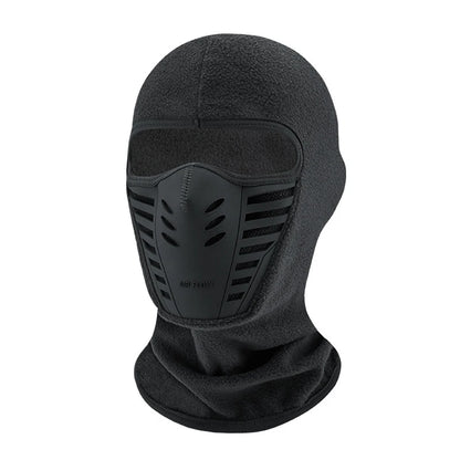 Motorcycle Mask Fleece Thermal Neck Full Face Mask Keep Warm Riding Balaclava Biker Ski Winter Windproof Dustproof Face Shield