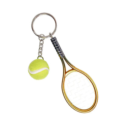 Delicate Key Chain Handmade Tennis Keychain Pendant Sports Tennis Keyring New Craft Tennis Keychain Fast Shipping Llaveros