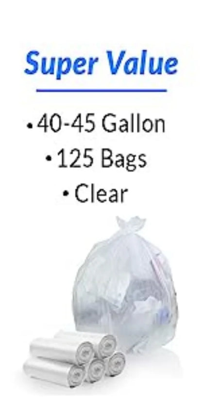 Reli. SuperValue 13 Gallon Trash Bags  1000 Count Bulk  Tall Kitchen  Can Liners  Black Multi-Use Garbage Bags