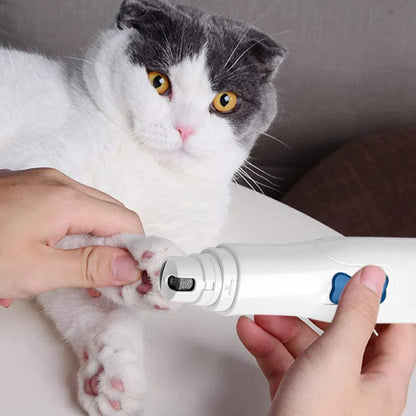 Electric Pet Nail Grinder File Trimmer Pro Grooming Tool Dog Claw Clipper Quiet Cat Paws Nail Grooming Trimmer Tools