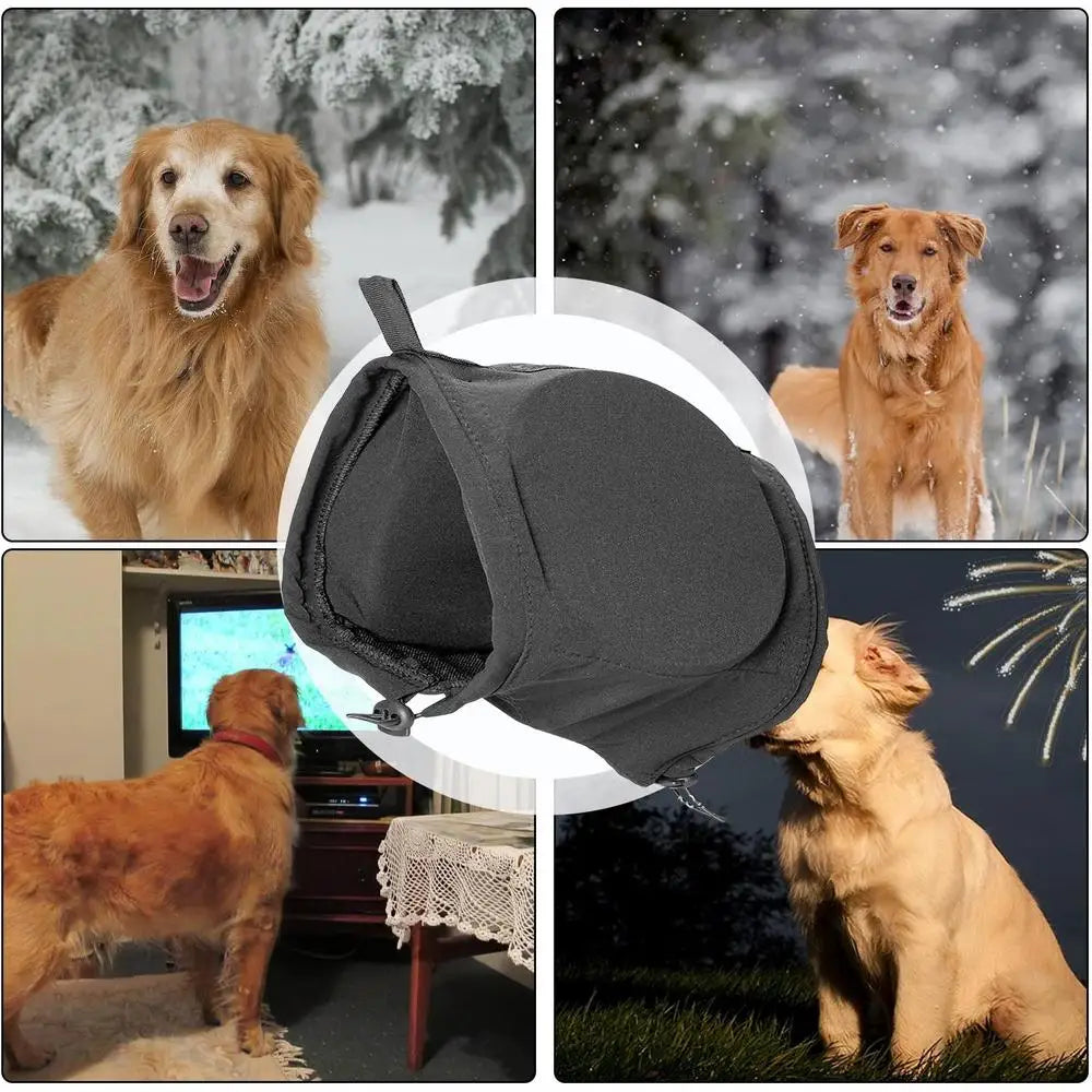 2024 Noise Reduction Dog Calming Earmuff Anti-noise Multifunction Dogs Supplies Durable Hearing Protection Dog Hoodie