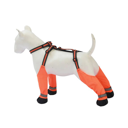 Water Proof Dog Shoes Dog Protectors Shoes With Suspenders Slip Reflective Dog Pet Clothes For Small Dogs Male Designer Look