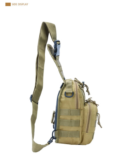 Men's Tactical Chest Bag Hiking Trekking Sports Climbing Backpack Camping Hunting Daypack Fishing Outdoor Military Shoulder Bags