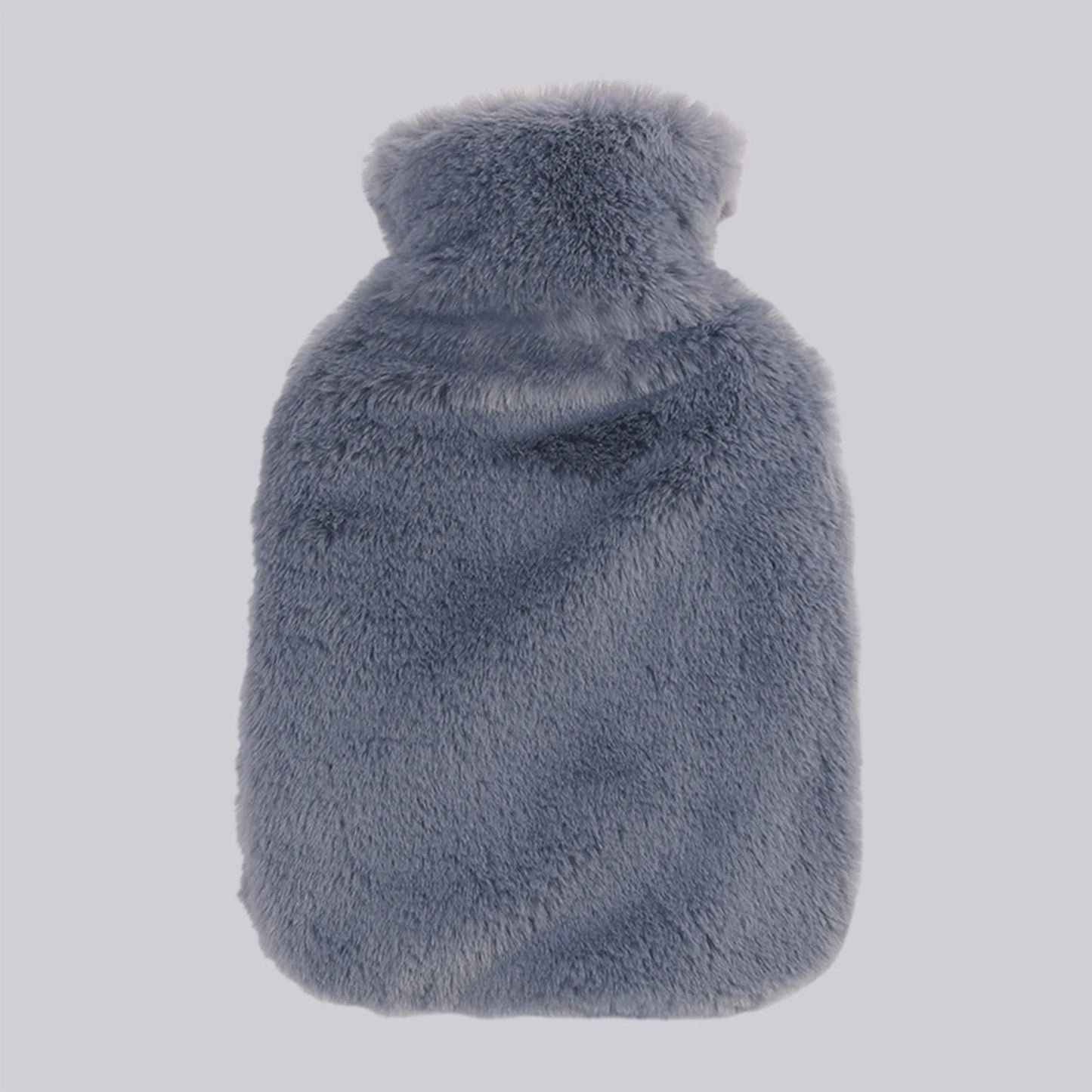 2L Hot Water Bag Protective Case Winter Removable Plush Cover Cold-proof Warm Faux Fur Fleece Cover Heat Preservation Covers