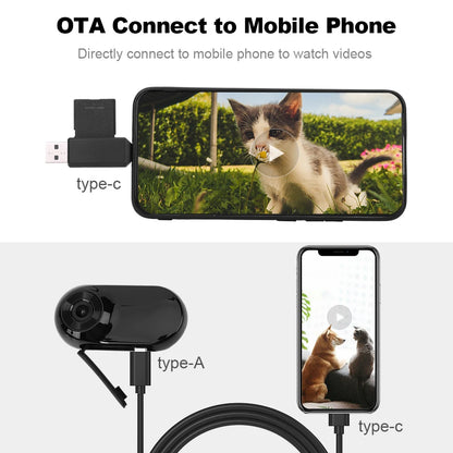 HD 1080P Dog Tracker Collar No WiFi Needed Dog Cat Pet Camera Collar Pet Sport Camera with 32G Card for Cats Dogs Birthday Gift