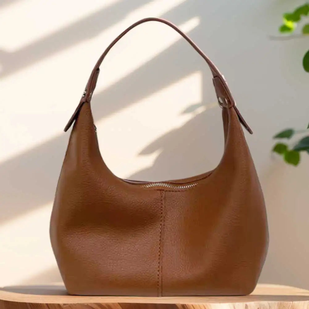 Luxury Handbags for Women 2024 Fashion Small Causal Tote Handbag Female Retro Vegan PU Leather Hobo Clutch Purses Shoulder Bag