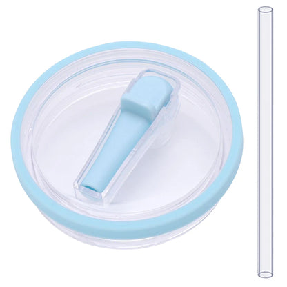 1 Set 40Oz Tumbler Flip Straw Lid Replacement Fit For Stanley Quencher Spill Proof Splash Resistant Tumbler Lids Straw Cap Cover