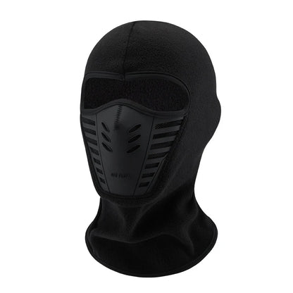 Motorcycle Mask Fleece Thermal Neck Full Face Mask Keep Warm Riding Balaclava Biker Ski Winter Windproof Dustproof Face Shield