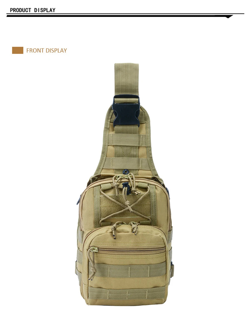 Men's Tactical Chest Bag Hiking Trekking Sports Climbing Backpack Camping Hunting Daypack Fishing Outdoor Military Shoulder Bags