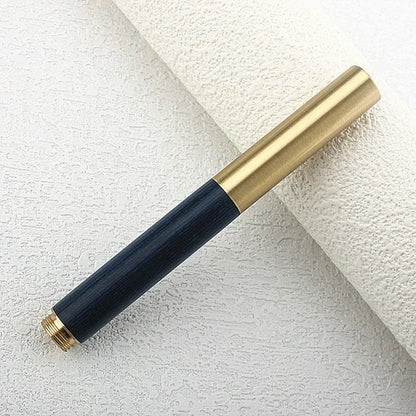 1PC Mini Wood Fountain Pen 0.5MM F Nib Stationery Office School Supplies Writing Ink Pens