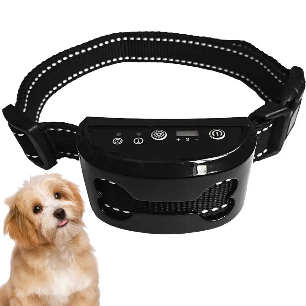 Smart Dog Anti Bark Collar Ultrasonic Waterproof Auto Anti Humane Bark Collar Stop Dog Barking Rechargeable Shock/Safe Gps track