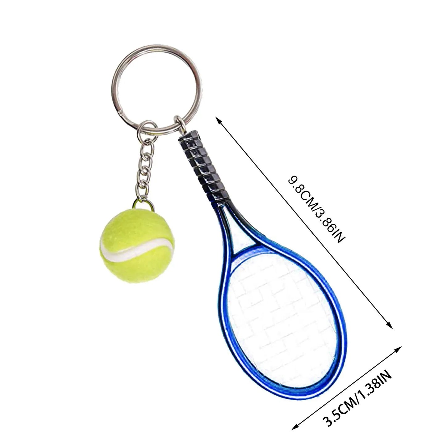 Delicate Key Chain Handmade Tennis Keychain Pendant Sports Tennis Keyring New Craft Tennis Keychain Fast Shipping Llaveros