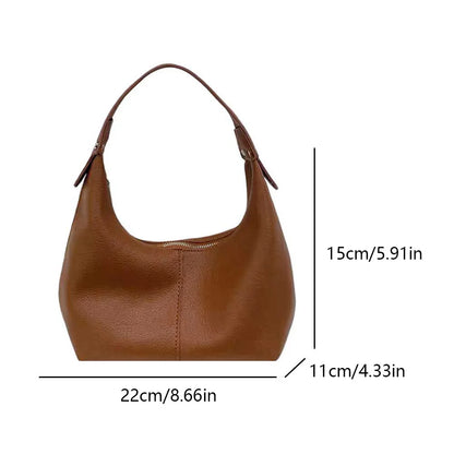 Luxury Handbags for Women 2024 Fashion Small Causal Tote Handbag Female Retro Vegan PU Leather Hobo Clutch Purses Shoulder Bag