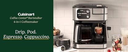 Coffeemaker, Coffee Center Barista Bar 4-In-1 Coffee Machine