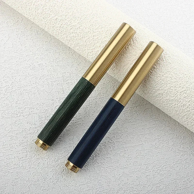 1PC Mini Wood Fountain Pen 0.5MM F Nib Stationery Office School Supplies Writing Ink Pens