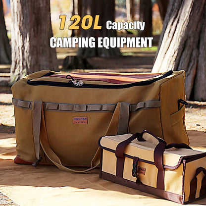 120L/53L Large Camping Storage Bag Outdoor Camp Hiking Meal Travel Bags Tableware Bag Camping Tool Picnic Accessories Organizer