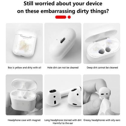 Cleaner Kit for Airpods Pro 2 1 Bluetooth Earbuds Cleaning Pen Airpods Pro Case Cleaning Brush Tools for iPhone Xiaomi Redmi