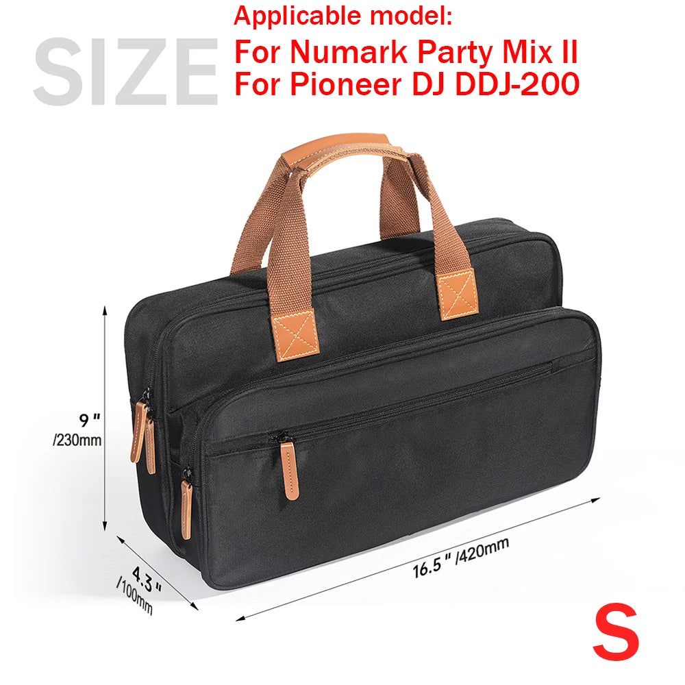 Portable DJ Controller Padded Storage Bags Dustproof Turntables Protective Case for Pioneer DDJ-400 DDJ-800 DDJ-200 DDJ-FLX4