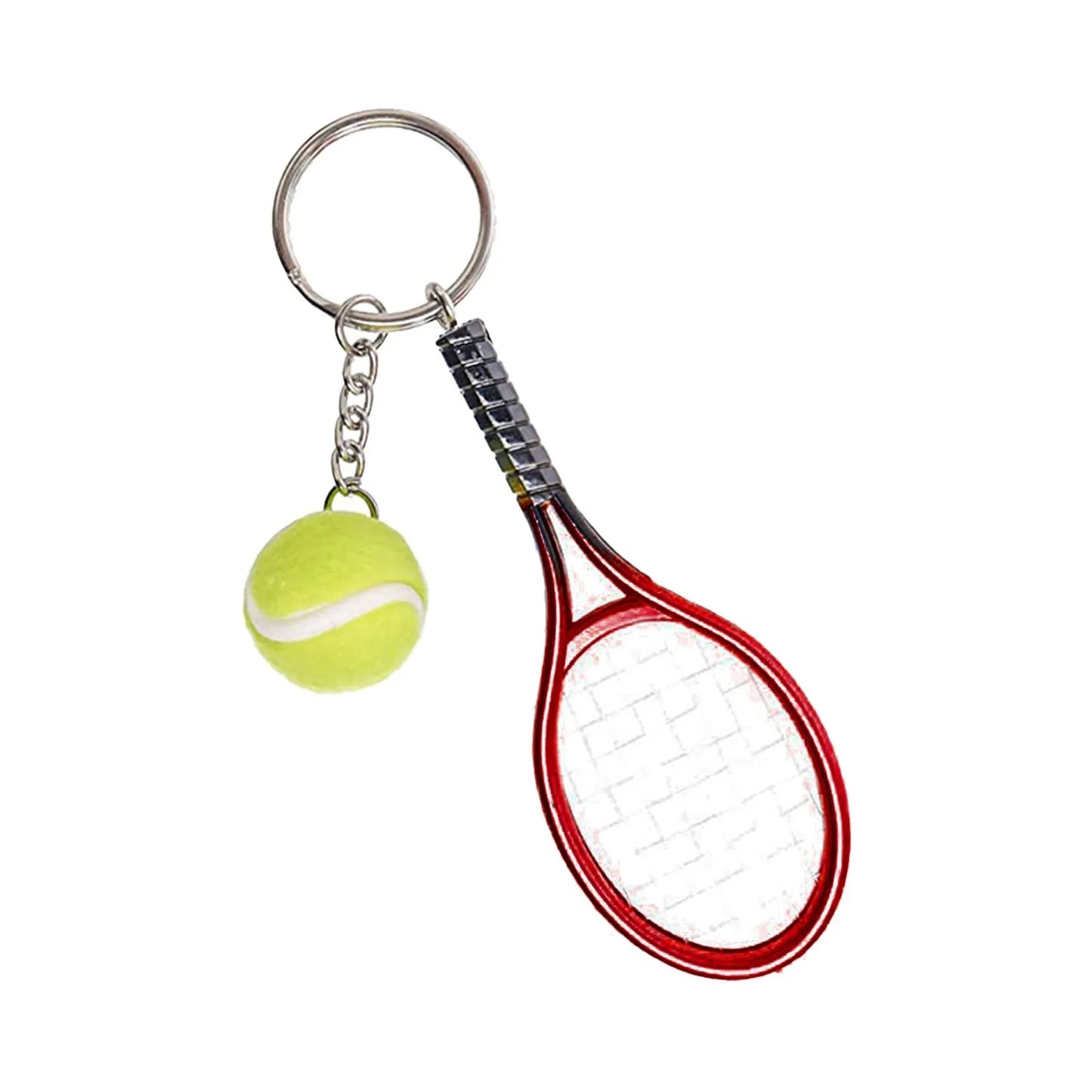 Delicate Key Chain Handmade Tennis Keychain Pendant Sports Tennis Keyring New Craft Tennis Keychain Fast Shipping Llaveros