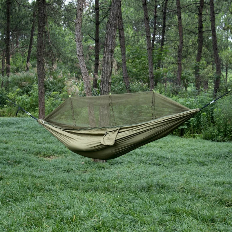 Portable Mosquito Net Automatic Quick Opening Anti-mosquito Hammock Camping Swing Hammock For Outdoor Travel Sleep Equipment