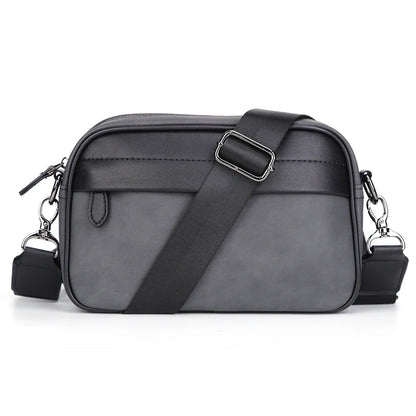 Business Shoulder Bag for Men PU Leather Messenger Bag Male Casual Sling Belt Crossbody Bags Man Design Handbag Purse Men's Bag