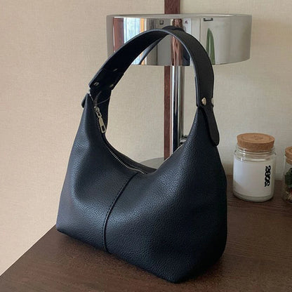 Luxury Handbags for Women 2024 Fashion Small Causal Tote Handbag Female Retro Vegan PU Leather Hobo Clutch Purses Shoulder Bag