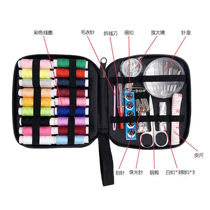 Handicraft DIY Multifunctional Sewing Kit Home Sewing Travel Portable Sewing Box Set Travel Women Scissors G5