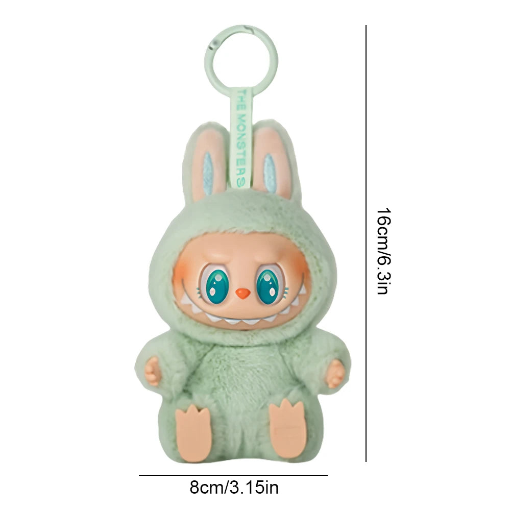 In Stock Hot Anime Figure Labubu Have A Seat Series PVC Pendant Doll Model Toy Kawaii Monster Replica Keychain Toy Birthday Gift