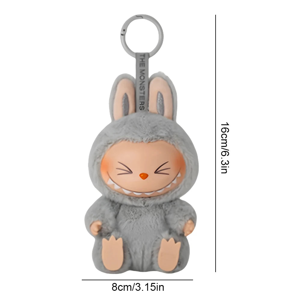 In Stock Hot Anime Figure Labubu Have A Seat Series PVC Pendant Doll Model Toy Kawaii Monster Replica Keychain Toy Birthday Gift