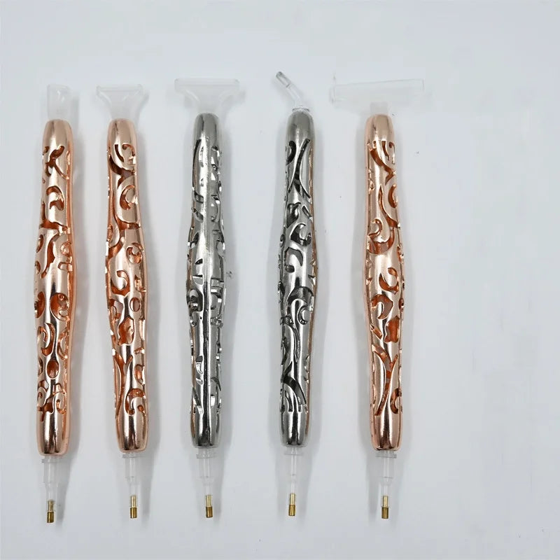 Diamond Painting Tool, Hollow Pattern, Fast Dot Diamond Pen, Multifunctional Head Set, Aluminum Alloy