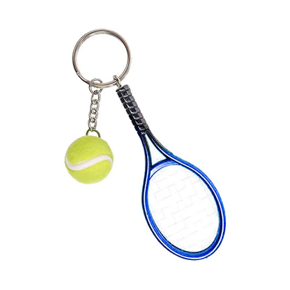 Delicate Key Chain Handmade Tennis Keychain Pendant Sports Tennis Keyring New Craft Tennis Keychain Fast Shipping Llaveros