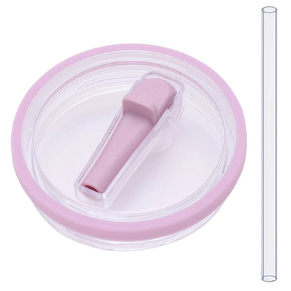 1 Set 40Oz Tumbler Flip Straw Lid Replacement Fit For Stanley Quencher Spill Proof Splash Resistant Tumbler Lids Straw Cap Cover