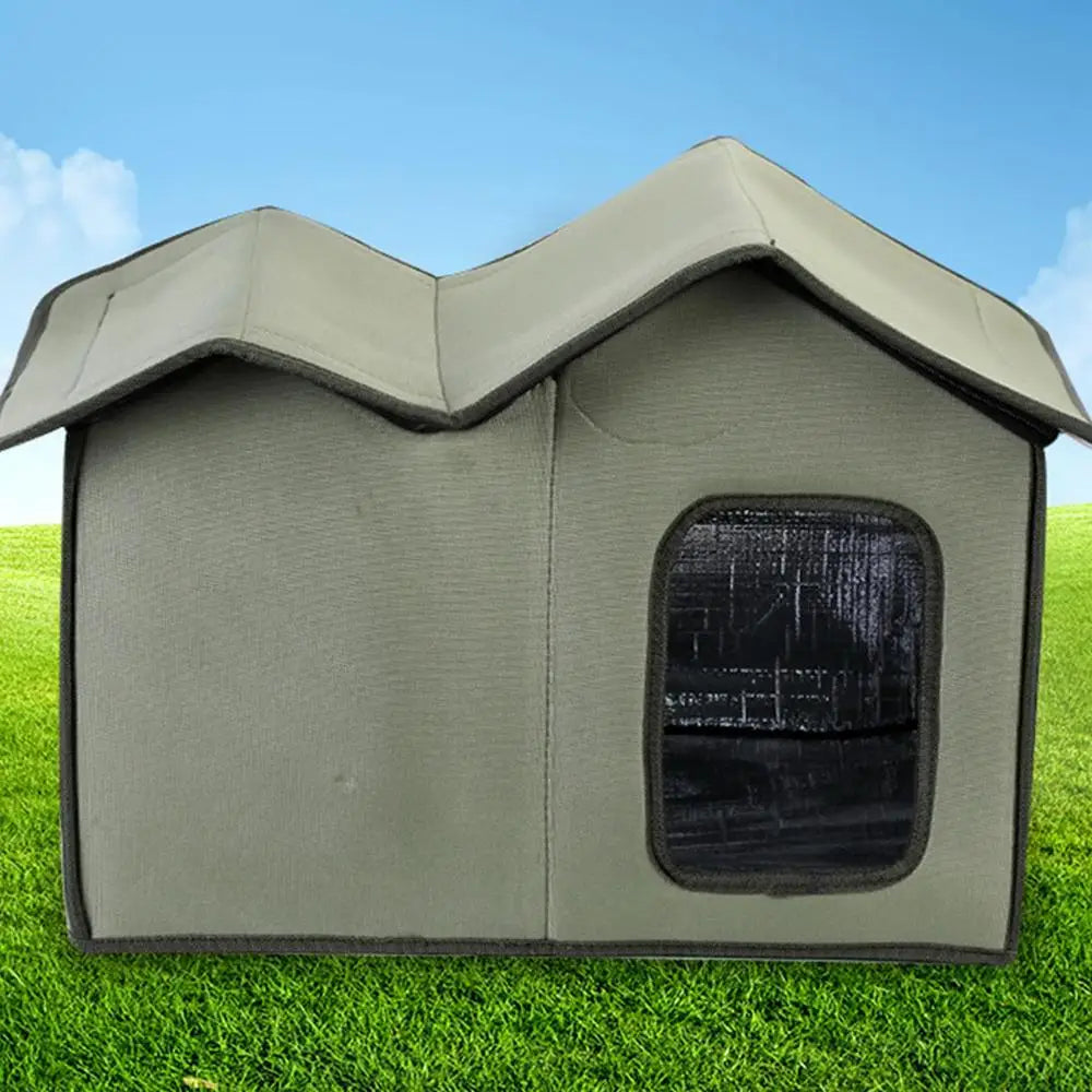 Cat House Waterproof Outdoor Winter Warm Pet Cat Cave Sleeping Beds Tent Home Foldable and Washable for Small Dog Puppy Supplies