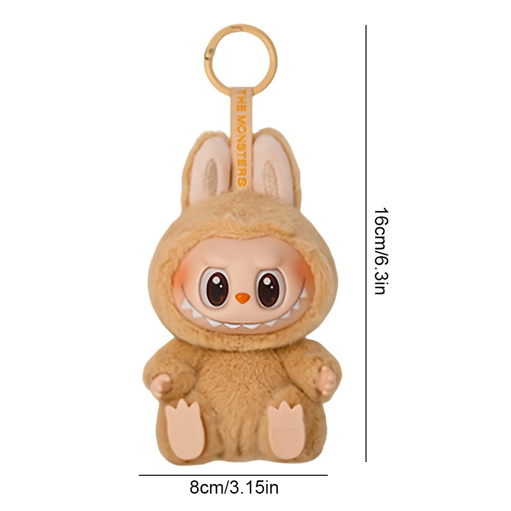 In Stock Hot Anime Figure Labubu Have A Seat Series PVC Pendant Doll Model Toy Kawaii Monster Replica Keychain Toy Birthday Gift